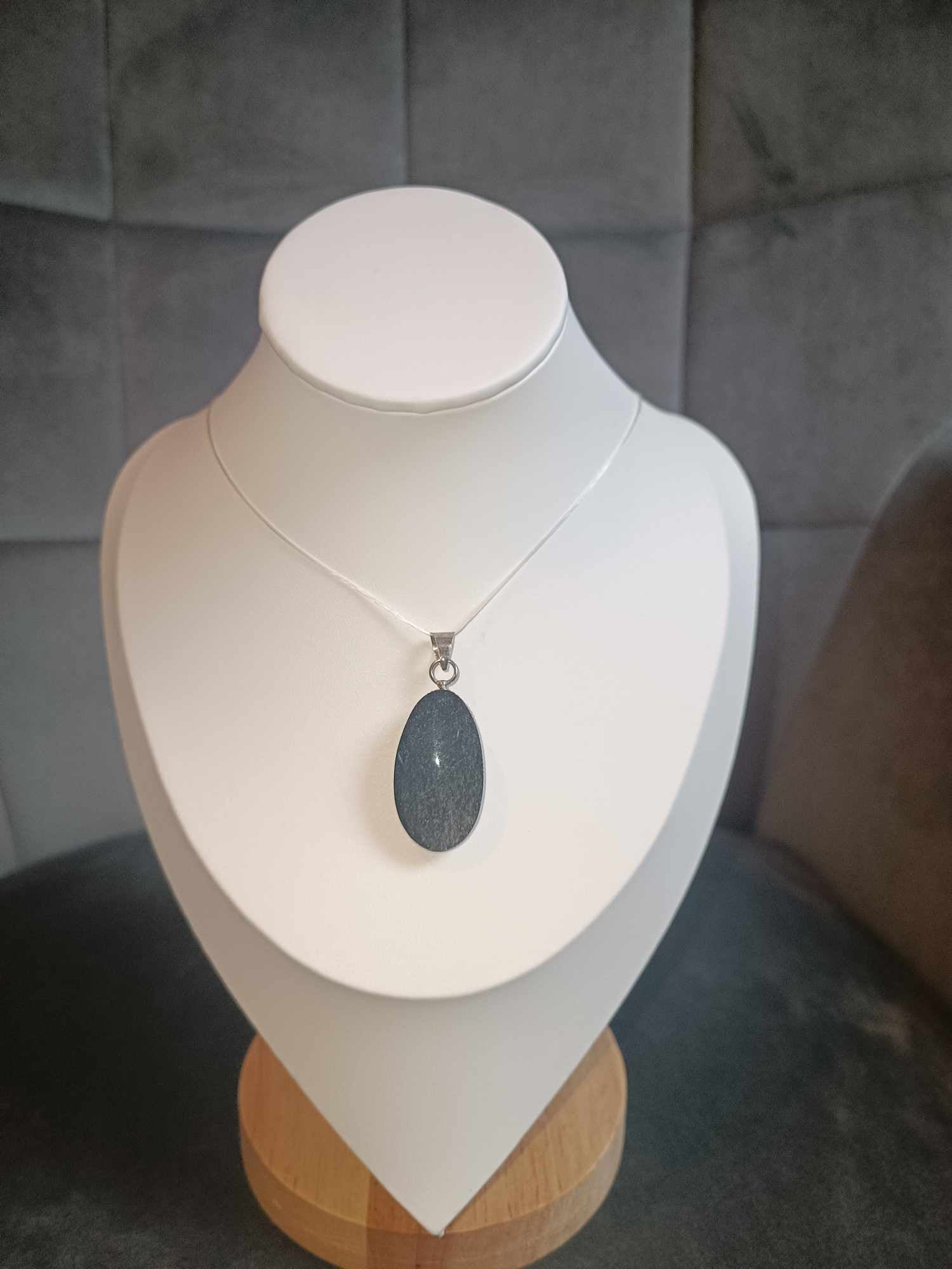 Obsidienne Argentée - Pendentif - Argent