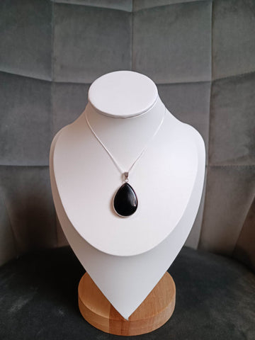 Obsidienne Oeil Céleste - Pendentif Cerclé