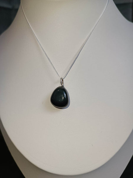 Obsidienne Oeil Celeste - Pendentif Roulée