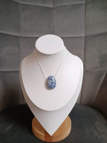 Sodalite - Pendentif Pierre Percée