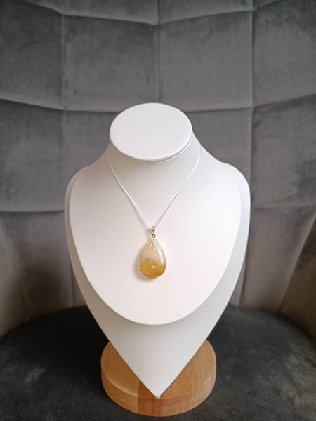 Citrine - Pendentif Goutte - Différents Modèles