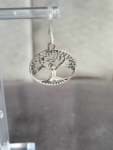 Arbre de Vie - Boucles d'Oreilles - Argent