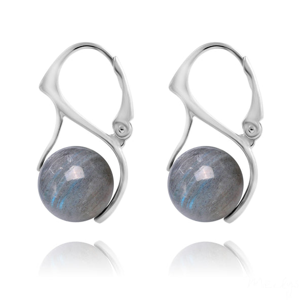 Labradorite - Boucles d'Oreilles