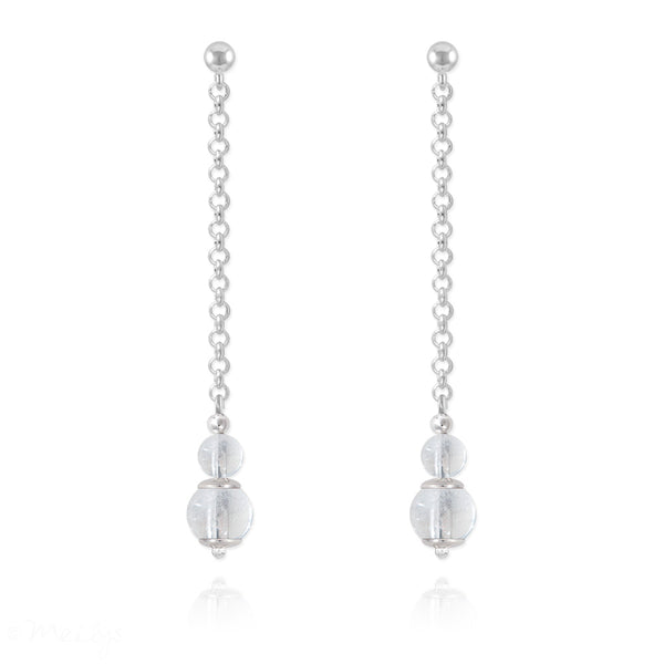 Cristal de Roche - Boucles d'Oreilles