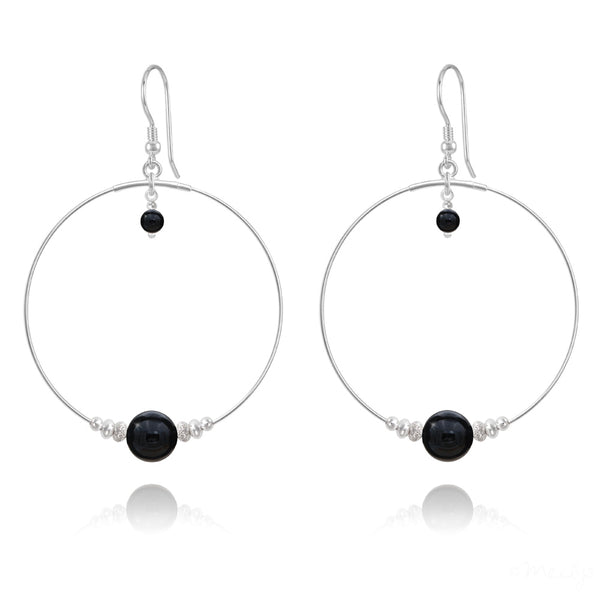 Onyx - Boucles d'Oreilles