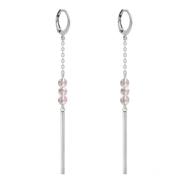 Cristal de Roche - Boucles d'Oreilles