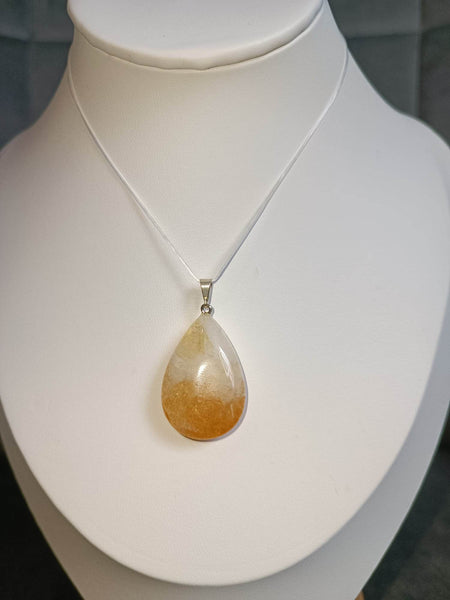 Citrine - Pendentif Goutte - Différents Modèles