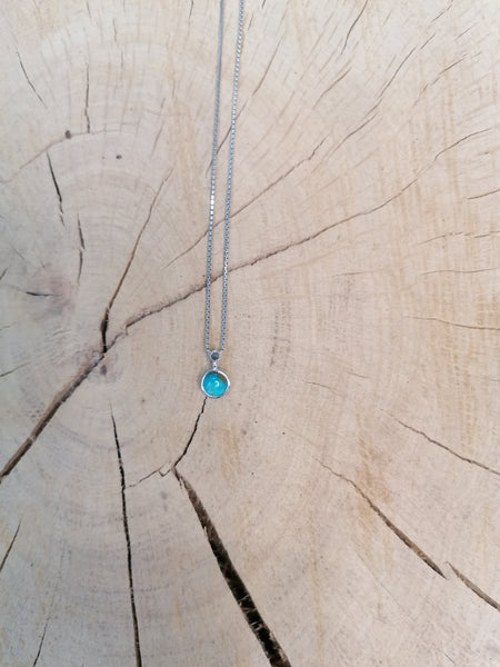 Turquoise - Collier et Pendentif