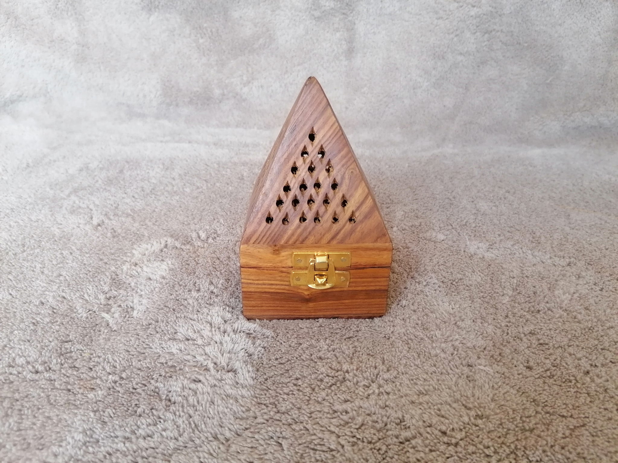 Porte Encens Bois - Coffret Pyramide