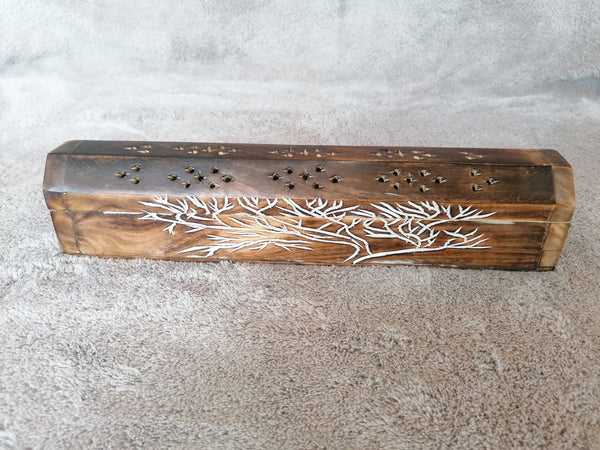 Porte Encens Bois - Coffret Arbre