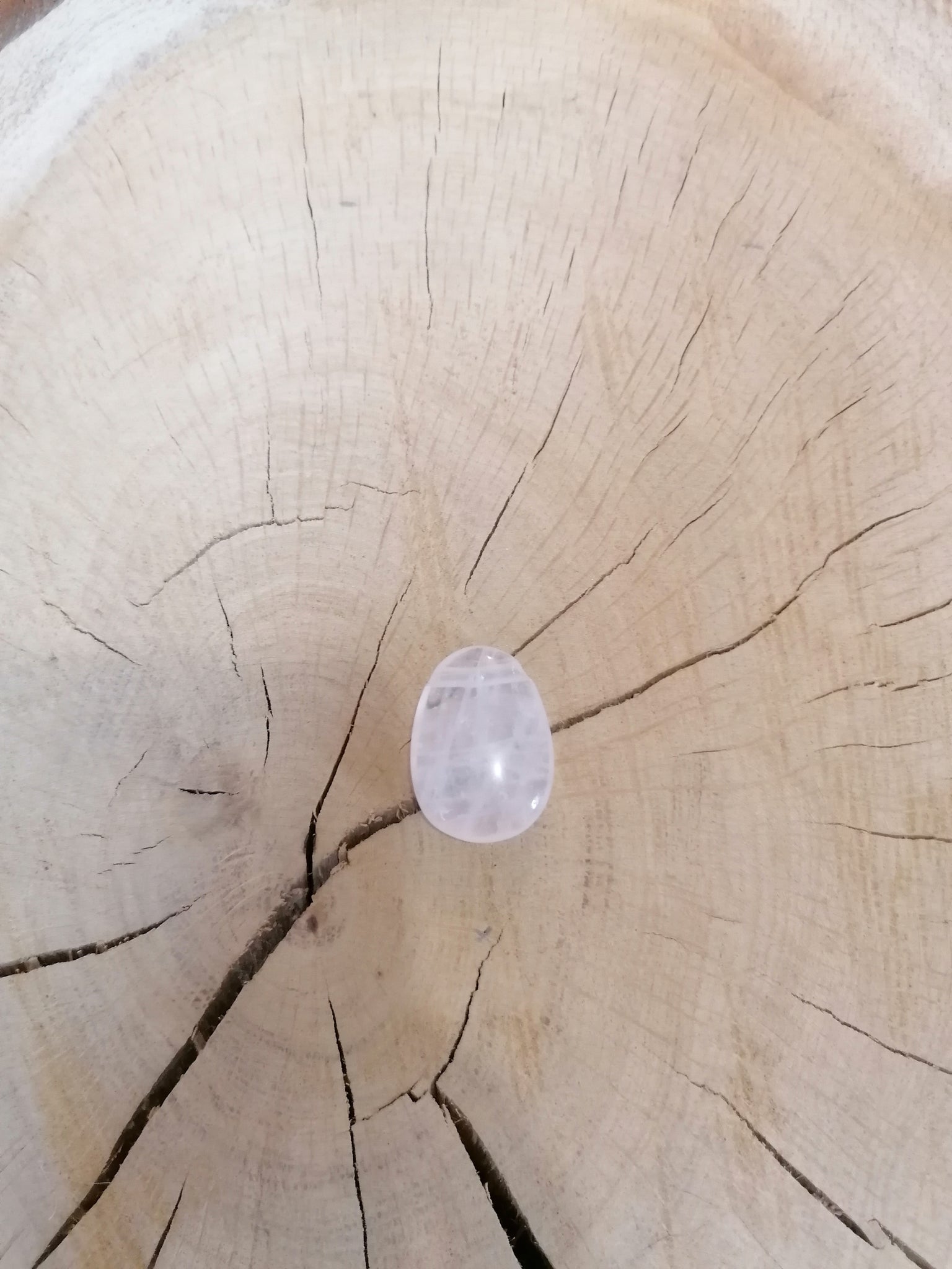 Quartz Rose - Pendentif Pierre Percée