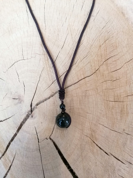 Obsidienne Œil Céleste - Collier