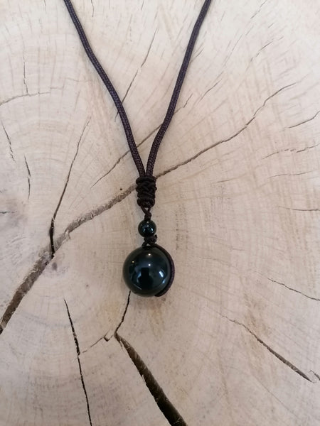 Obsidienne Œil Céleste - Collier