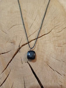 Shungite - Pendentif Pierre Roulée