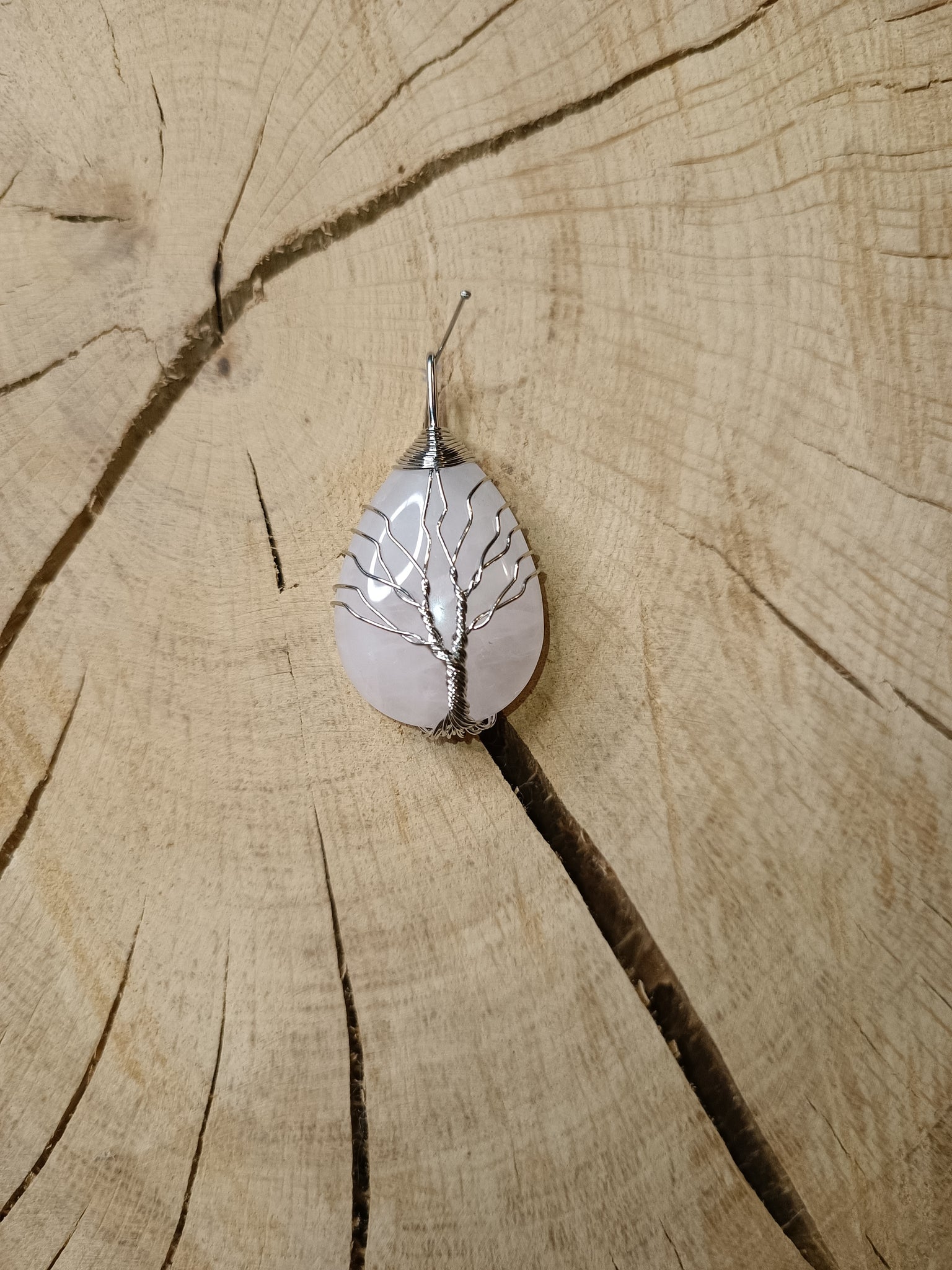 Quartz Rose - Pendentif